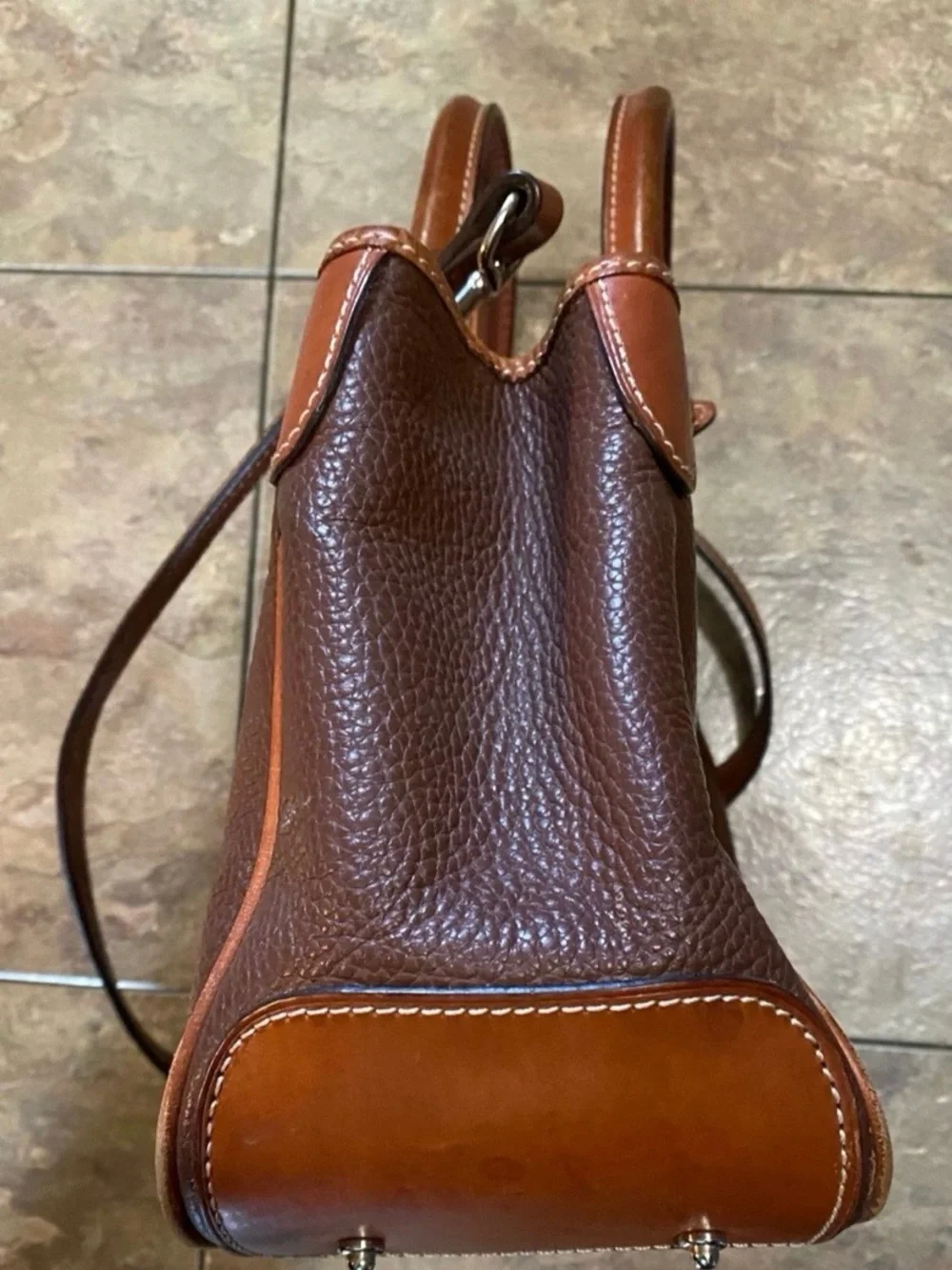 Dooney & Bourke Archives - Pebble Leather Tucklock Tote Bag Large